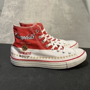 Converse Chuck Taylor All Star Shoes Mens Size 9.5 Andy Warhol Campbell’s Tomat